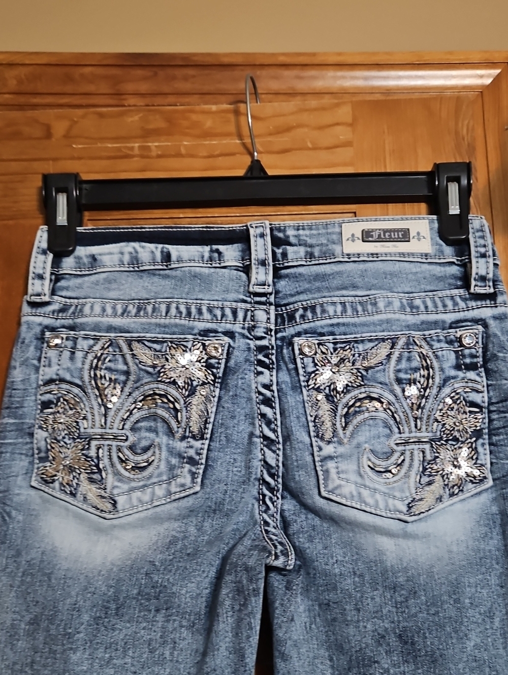 Fleur By Miss Me Low-Rise Bootcut Denim Jeans-NWOT - Picture 6 of 12